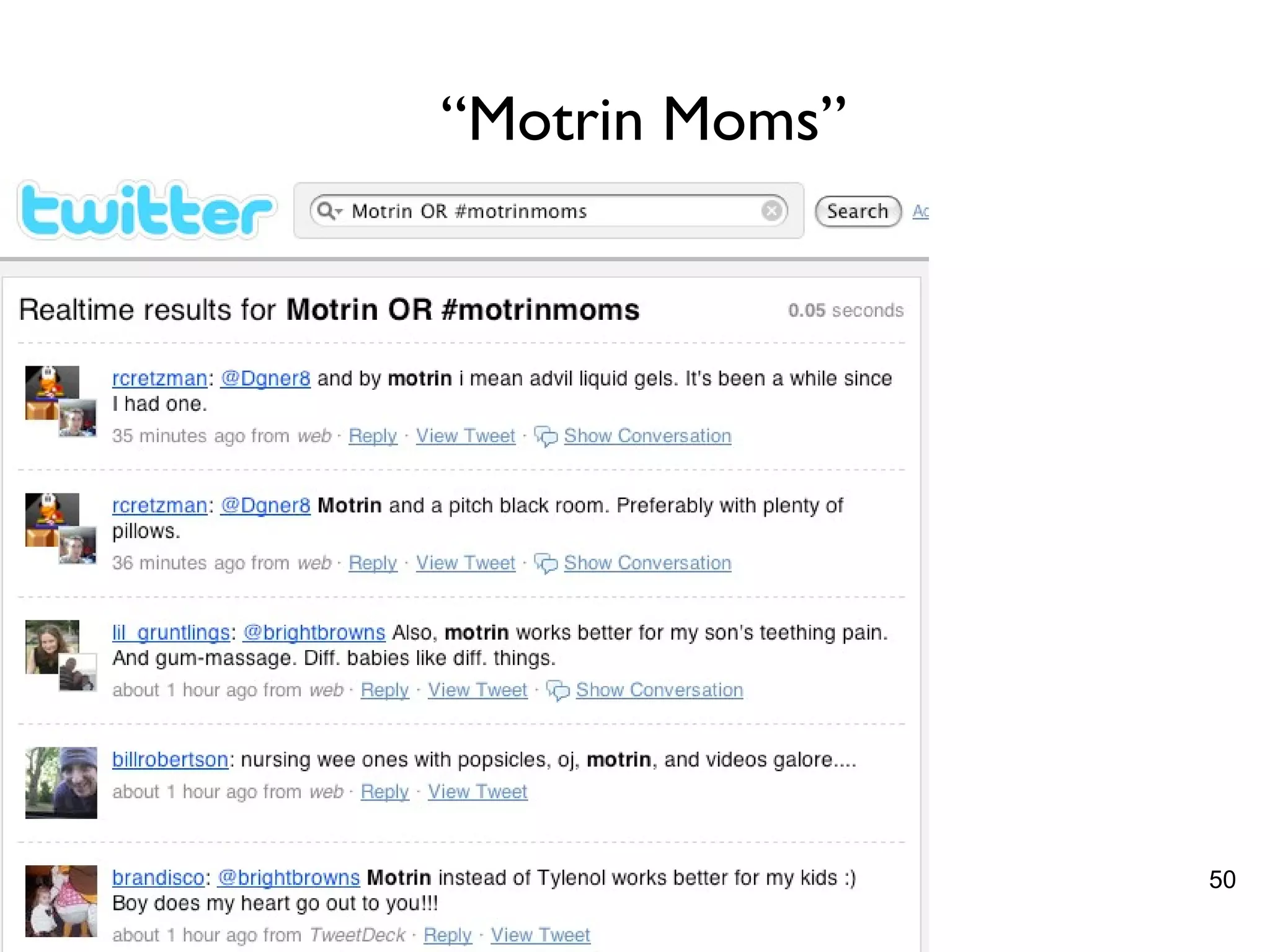 “ Motrin Moms” 