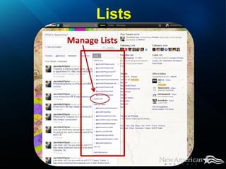 Manage Lists
 