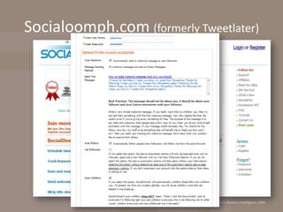 Twitter ListsUse other people’s lists to find relevant groups of tweeters you may be interested in followingAs the number of people you follow grows, create your own lists to group similar peopleYou can also do this in Tweetdeck & Hootsuite