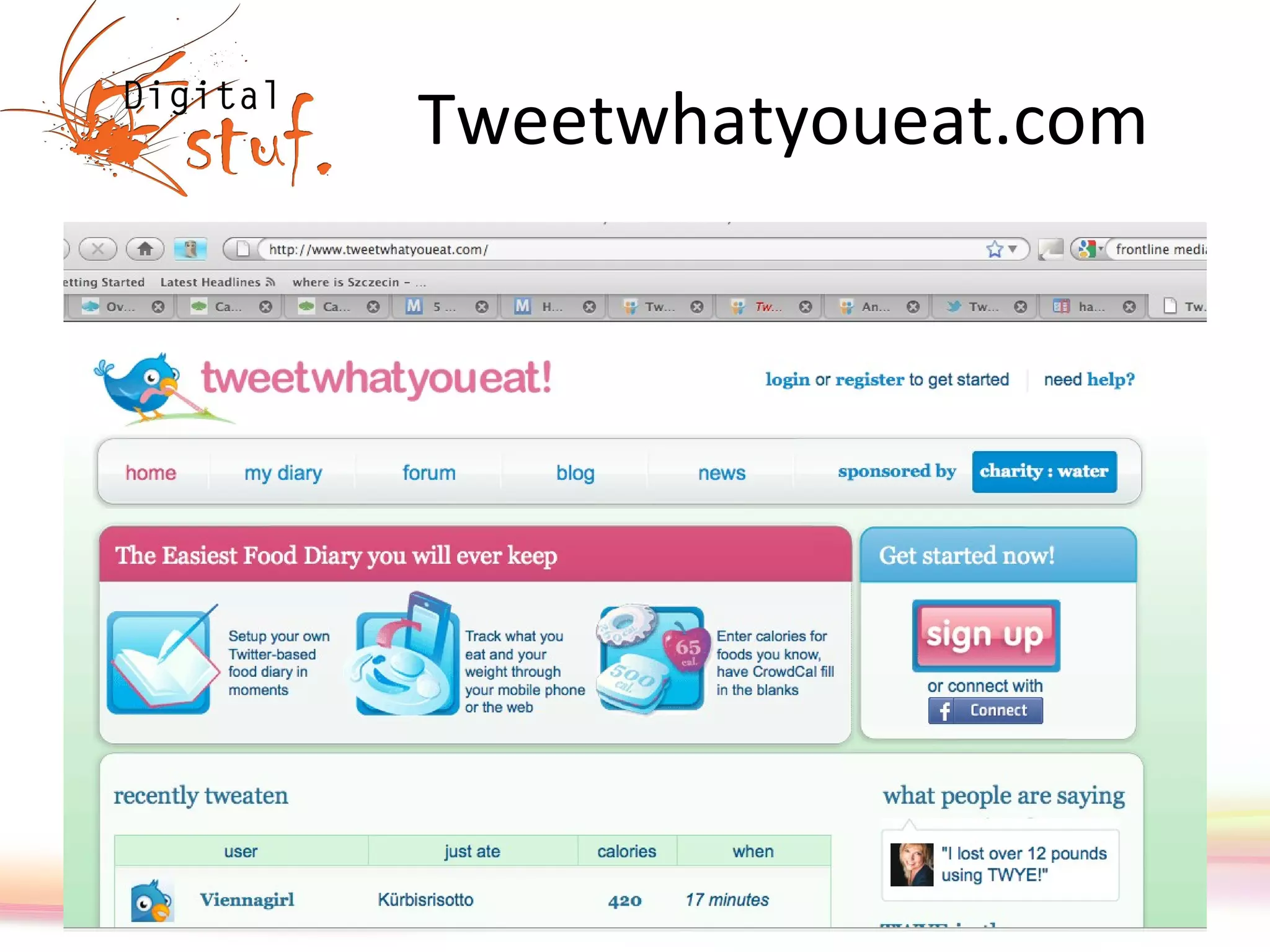 Tweetwhatyoueat.com 