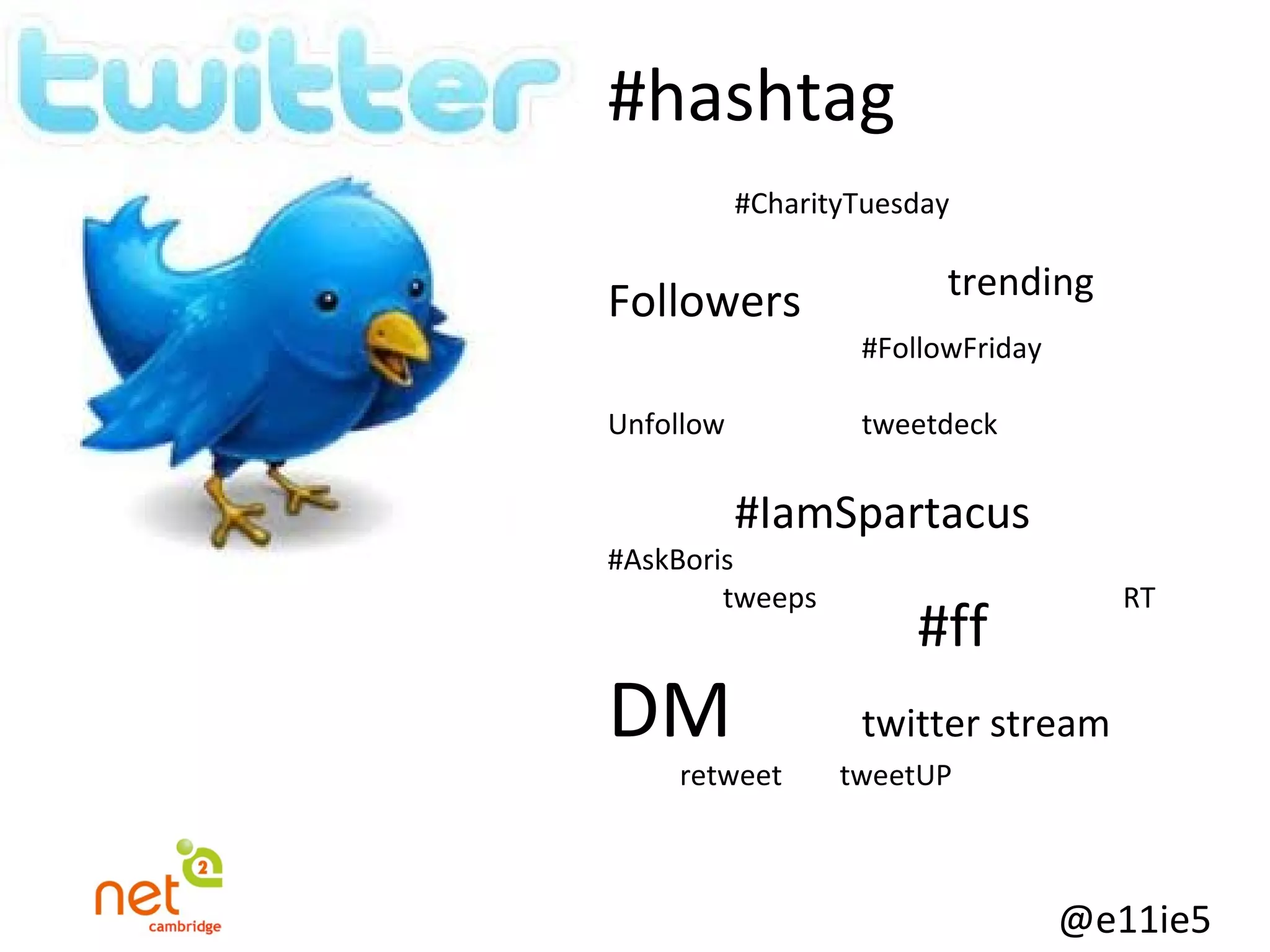 #hashtag  #CharityTuesday Followers #FollowFriday  Unfollow tweetdeck #IamSpartacus #AskBoris tweeps  RT DM twitter stream   retweet  tweetUP #ff trending 