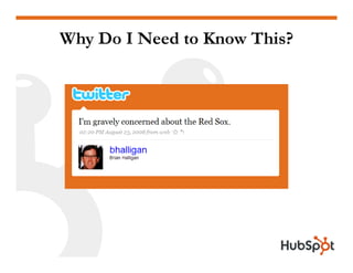 Why Do I Need to Know This?
 