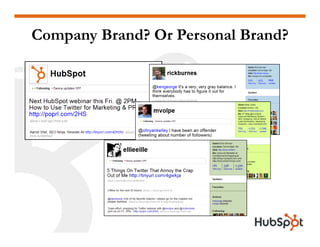 Company Brand? Or Personal Brand?
 