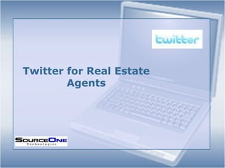 Twitter for Real Estate Agents 