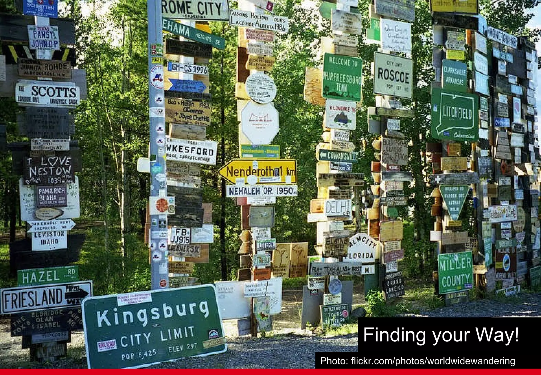 Finding your Way! Photo: flickr.com/photos/worldwidewandering 