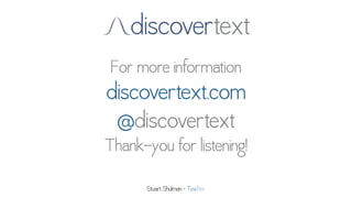 Twitter for Research