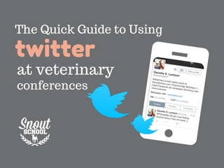 Twitter for Veterinary Conferences