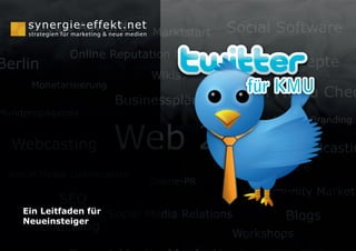 anagement
                         Konzepte

            Social Media Check
äne
                         Human Branding

     2.0                     Podcasting
              Twitter Studie
PR   Ein Leitfaden für
     Neueinsteiger
                    Community Marketing
 