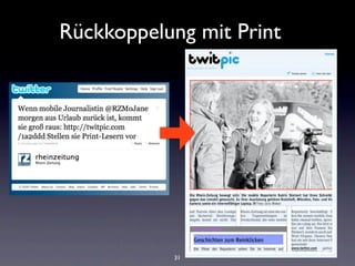 Rückkoppelung mit Print




           31
 