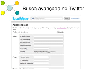 Busca avançada no Twitter
 