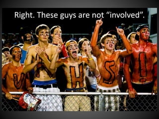 Right. These guys are not “involved”.
 