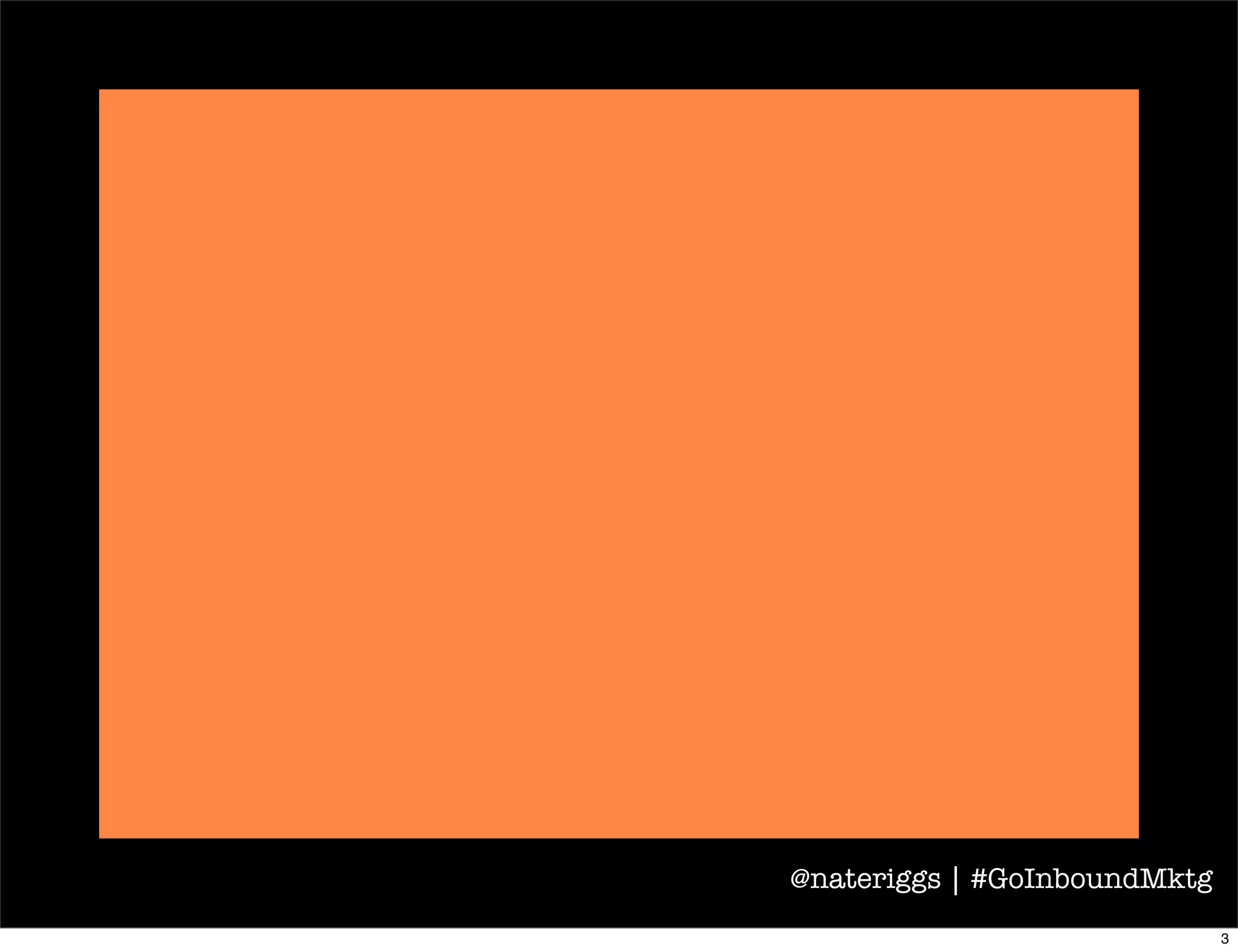 The percentage of Internet users who use
Twitter daily quadrupled from 2% in 2010
to 8% by the end of 2012.
Source: Pew Internet Research Winter 2012 @nateriggs | #GoInboundMktg
4
 