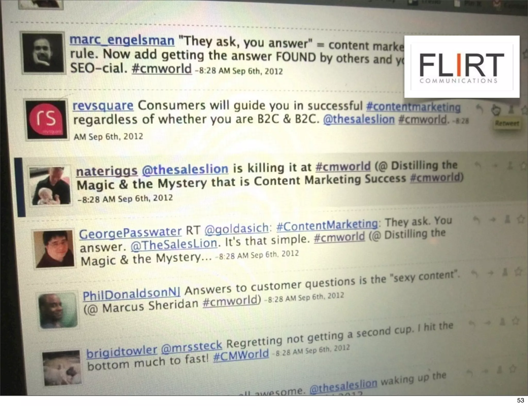 @nateriggs
#GoInboundMktgMktg Source: clicktotweet.com
@clicktotweet
54
 