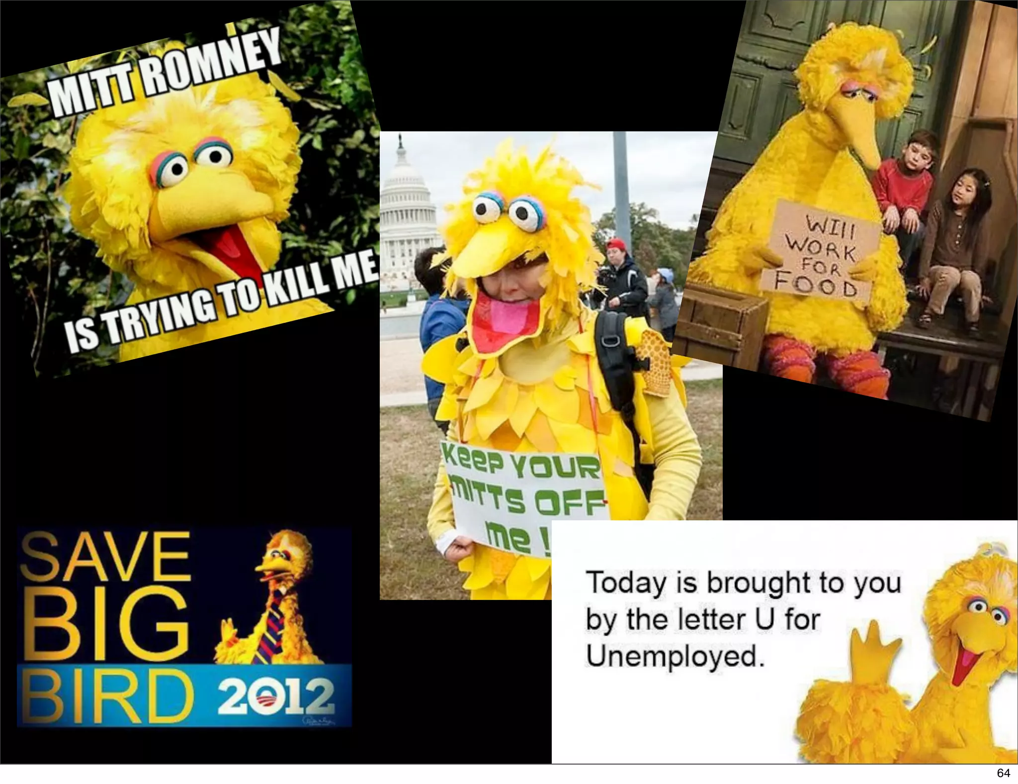 Source: https://election.twitter.com/map
65
 