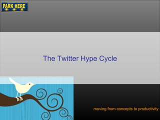moving from concepts to productivity The Twitter Hype Cycle 