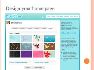 Design your home page 