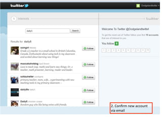 2. Conﬁrm new account 
via email
 