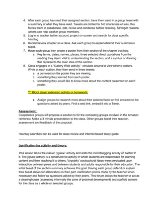Twitter Jigsaw Activity | PDF