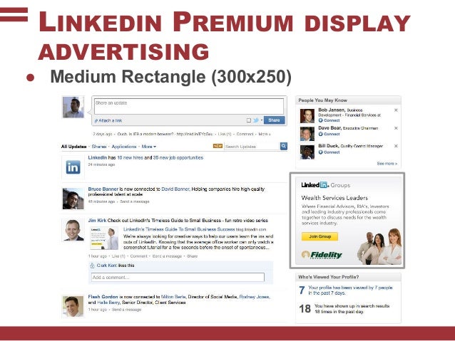 Twitter Linkedin Advertising