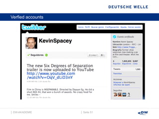 Verfied accounts │  Seite  │  DW-AKADEMIE  