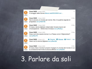 3. Parlare da soli
 