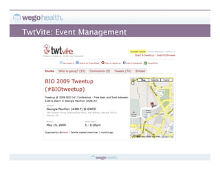 TwtVite: Event Management
 
