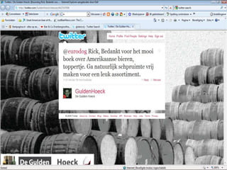  Twitter is persoonlijk. JIJ praat met MIJ, niet TEGEN mij. Misschien wel OVER mij en met vrienden VAN mij – maar je REAGEERT op mij en HOORT mij.TWITTER – TREND OF TOOL?