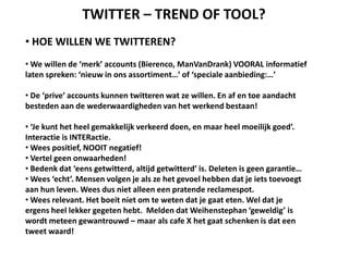 TWITTER – TREND OF TOOL?