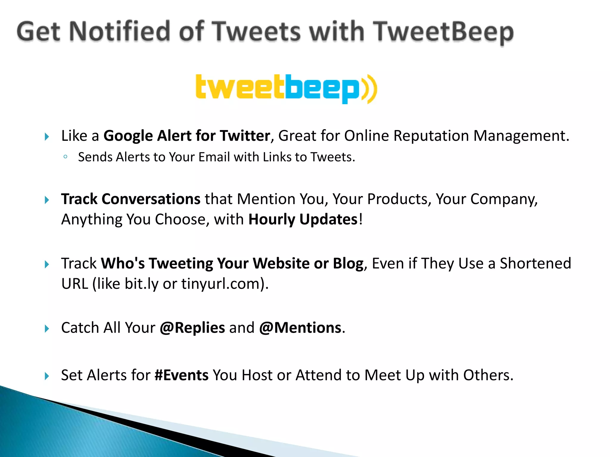 Ex:  Tweets about a Problem Your Products or Services Solve