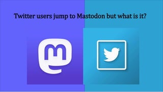 Twitter users jump to Mastodon but what is it?
 