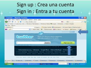 Sign up : CreaunacuentaSign in : Entra a tucuenta