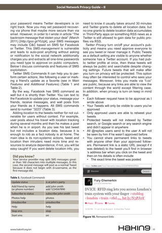 Social Network Privacy Guide – II



your password means Twitter developers is on               need to know it usually ta...