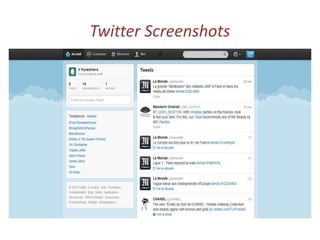 Twitter Screenshots
 