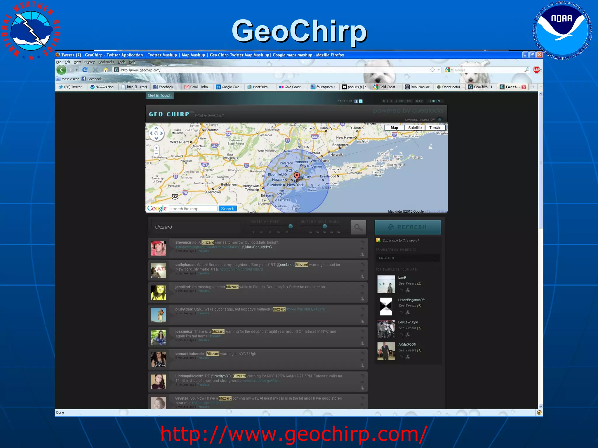 GeoChirp http://www.geochirp.com/ 
