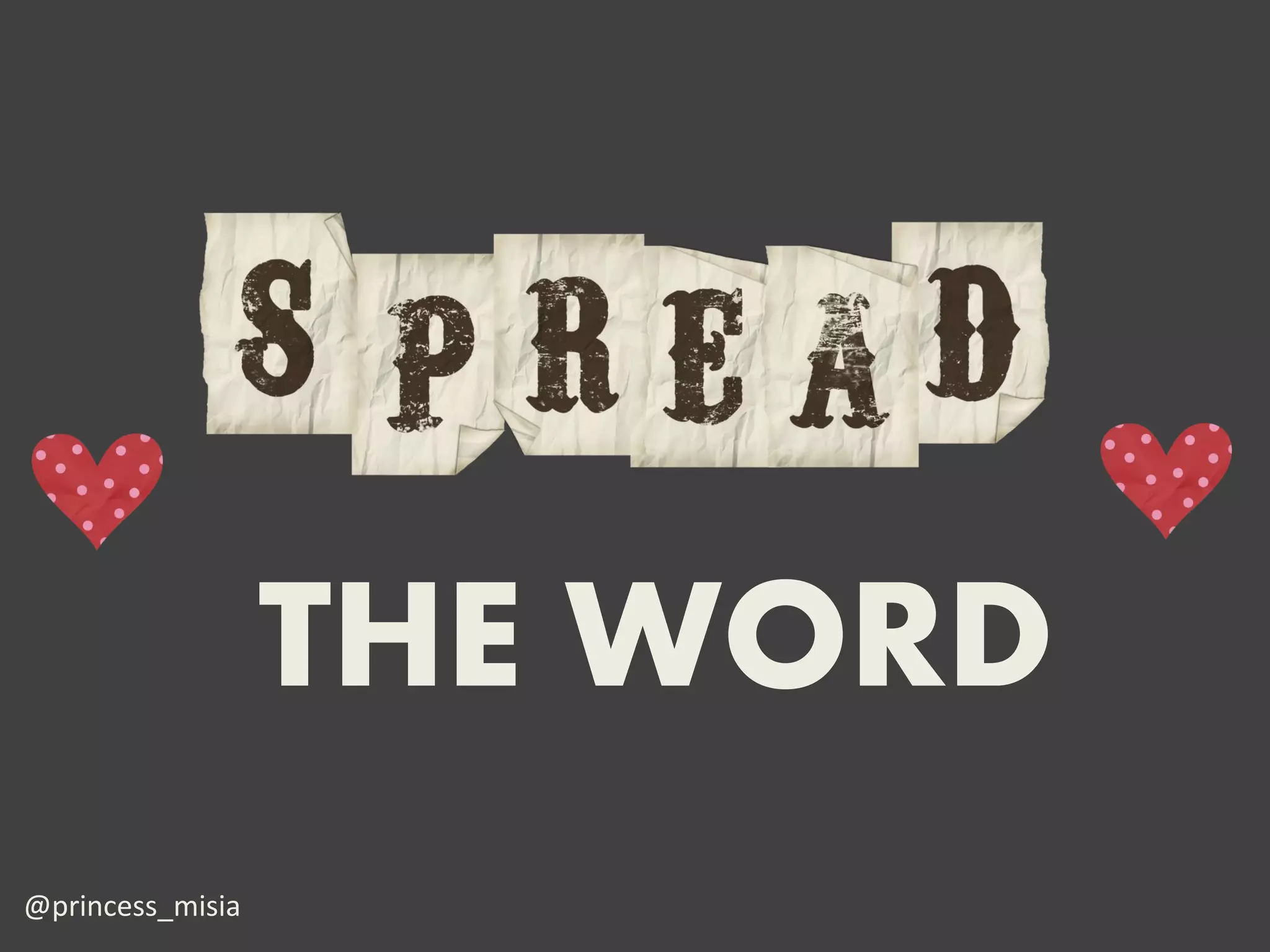 THE WORD
@princess_misia
 