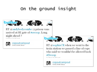 On the ground insight 