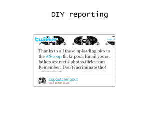 DIY reporting 