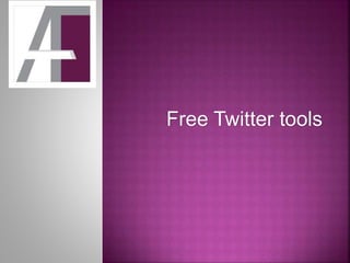 Free Twitter tools
Aisling Foley Marketing
B2B marketing consultant for tech companies
 