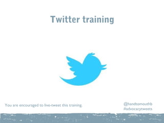Twitter Lesson Twitter Training | PPT