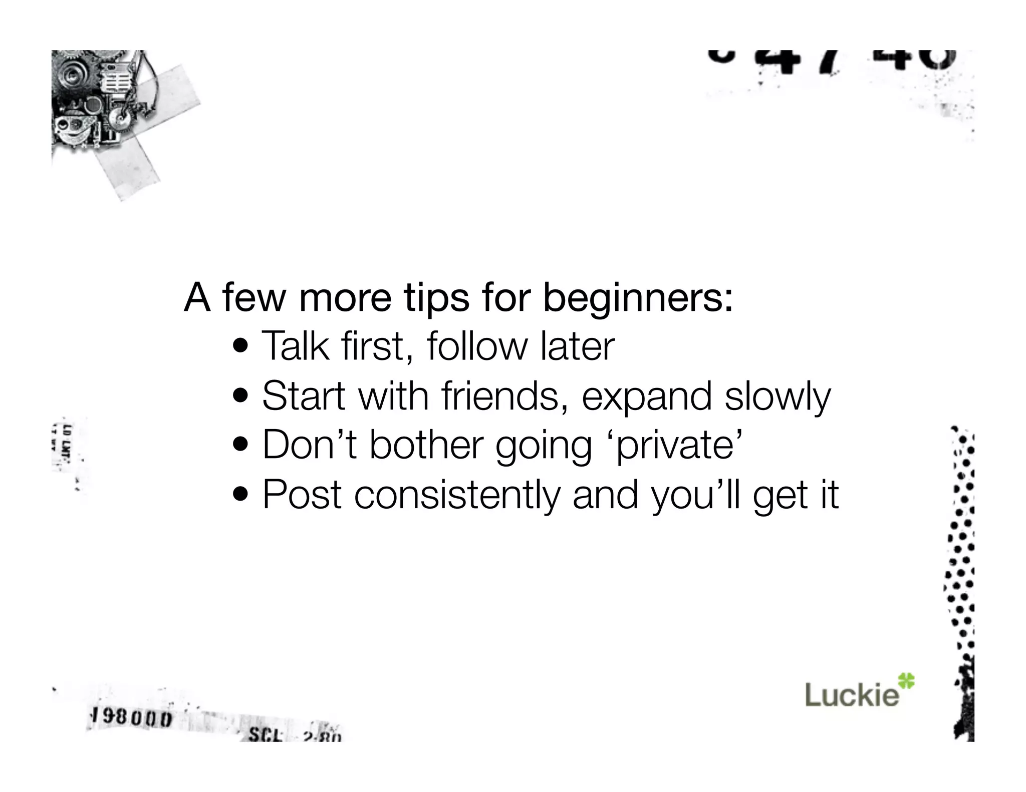 The Twitter Tutorial