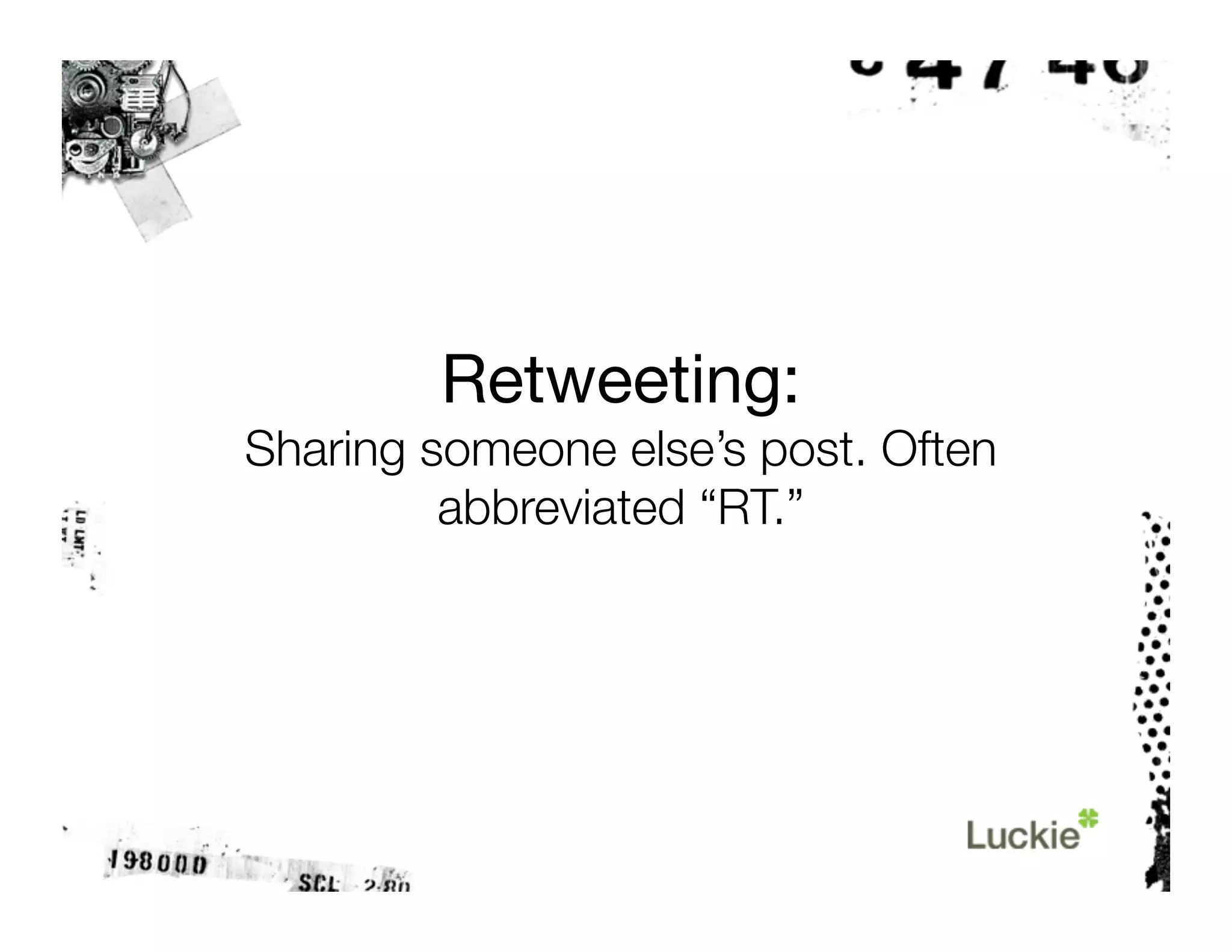 The Twitter Tutorial