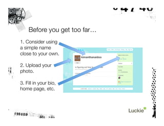 The Twitter Tutorial