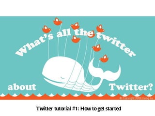 Twitter tutorial #1: How to get started 