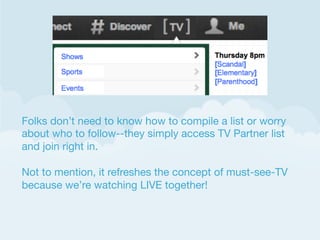 Twitter [tv] Channels | PDF