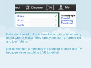 Twitter [tv] Channels Slide 9