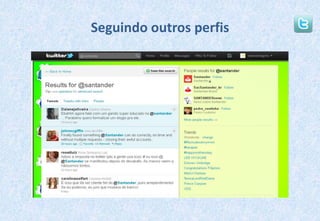 Seguindo outros perfis