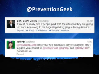 @PreventionGeek
 