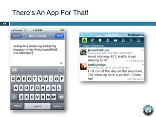 More Advanced Concepts: Search & Trending Topics35http://search.twitter.com
