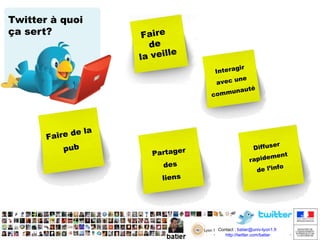 Twitter les outils Tweeter en vidéo  et en  direct http://twitcam.com 