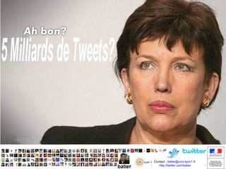 Un service Web  qui est  déjà rentré  dans l’histoire http://www.liberation.fr/monde/0101574203-iran-la-revolution-twitter http://www.twittown.com/twitter/five-ways-twitter-changed-world-2009?utm_source=feedburner&utm_medium=feed&utm_campaign=Feed:+twittown+(Twittown+Blog+-+The+Apps+and+Widgets+Community+and+Forums)&utm_content=Google+Reader Les 5 moments forts de twitter en 2009 http://www.misaustralia.com/viewer.aspx?EDP://1266801386432&section=newsletter Al Jazeera offers reality check for the Twitterverse 